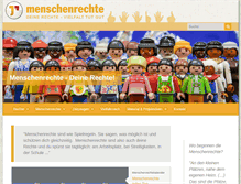 Tablet Screenshot of menschenrechte.jugendnetz.de