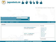 Tablet Screenshot of jugendnetz.de